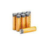 Amazon Basics 8-Pack AA Alkaline Batteries, 1.5 Volt, Long-Lasting Power