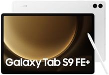 Samsung Galaxy Tab S9 FE+ Wifi Tablet 128GB Storage, Smooth Display, Long Lasting Battery, Included S Pen, Water and Dust Resistance, 2023, Silver