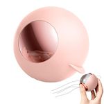 Lint Roller Hair Remover Ball,Washable Reusable Gel Lint Roller for Pet Hair,Portable Diatom Mud Ball,Washable Clean Clothes, Sofas, Sofas, Furniture, Carpets, Beds (Pink)