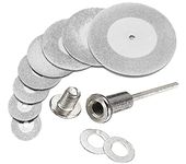 DIY Crafts Diamond Cut Off Wheel 30 MM Cutting Disc Fits DIY Tools for Dremel Rotary Tool. 30 MM Disc (Design No # 7, Pack of 5 Pcs)