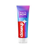 Closeup White Now purple color corrector toothpaste for Teeth Whitening | Reverses 1 Year of Yellow Stains to whiten teeth| Enamel safe & for daily use – 100g