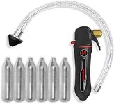 BRODYS Drain Gun - AC Drain Line Cleaner Device, with a flexible hose to Clear all HVAC Clogs, (Comes with 6 Unthreaded CO2 Cartridges, AC Cleaner Blaster Opener Kit