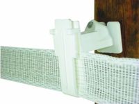 Field Guardian Wood Post Polytape Nail-On Offset Insulator, 2-Inch, White