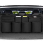 SURDOCA Car Trunk Organizer, LARGE CAPACITY(43 x 19 in) Car Organizers and Storage with 8 Pockets, Upgraded Trunk Storage for Car, SUV, Truck, MPV