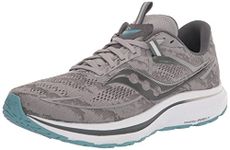 Saucony Men's Omni 21 Running Shoe, Alloy/Rainfa, 6.5