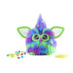 Furby Galaxy Edition, Glow in The Dark, 15 Fashion Accessories, Interactive Plush Toys for 6 Year Old Girls & Boys & Up, Voice Activated Animatronic (English)