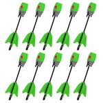 Zing Zonic Whistling Arrow Refill Pack - Includes 10 Zonic Whistling Arrows, Compatible HyperStrike Bow, Firetek Bow, Z-Tek Bow, Z-Curve Bow and Z-Bow (Green)