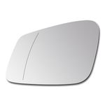 SENZEAL Wing Mirror Glass Heated Replacement Left Passenger Side for BMW F01 F07 F10 F11 F20 F21 F22 F30 F31 F32 F34 F36 i3 51167285006 51167285005 (Left)