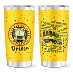 kirusel Bus Driver Gifts, Bus Driver Appreciation Gifts, School Bus Driver Gifts, Gifts for Bus Drivers Men Women, Student Delivery Driver Gift Tumbler Mug 20oz