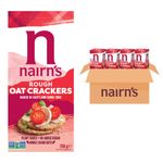 Nairn’s – Roughly Milled Oat Crackers | Made with Whole Grain Oats | High Fibre | Plant-Based | Vegan & Non-GMO | No Added Sugar | No Artificial Colours, Flavours or Preservatives | 250g (4-Pack)