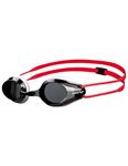 Arena Tracks Jr Youth Swim Goggles, Smoke / White / Red, Junior