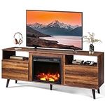 WLIVE Fireplace TV Stand for 65" TV