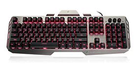 Iogear Kaliber Gaming HVER Aluminum Gaming Keyboard - Black/Gray