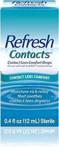 Refresh Contacts, Lubricant Eye Drops, Contact Lens Comfort, 0.4 Fl Oz Sterile - 5 Pack