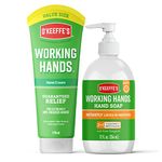 O’Keeffe’s Working Hands Value Tube, 190ml – Hand Cream for Dry, Cracked Hands & O'Keeffe's Working Hands Orange Scented Hand Soap, 354ml - 2-in-1 Cleansing & Moisturising Hand Wash