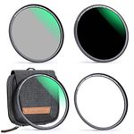 K&F Concept 67mm Magnetic Lens Filter Kit - UV CPL ND1000 Magnetic Adapter Ring Optical Glass Camera Filter Pouch Quick Swap System (Nano-X Series)