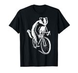 Badger Animal Bicycle Clothing Art Cyclist Gift Men Women T-Shirt