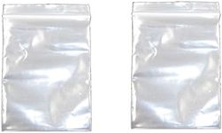 Xhwykzz 3.1x4.7 Inch, 200 Pack, Small Clear Resealable Zipper Poly Bags 2 Mil Thick, Reclosable Zipper Storage Plastic Bags for Jewelry,Candy,Beads