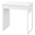 Ikea MICKE Home/Office/Study Table (73X50 cm)(Engineered Wood, White)