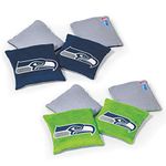 Wild Sports NFL Seattle Seahawks 8pk Dual Sided Bean Bags, Team Color