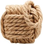 EMPORIUM HDDEE359 Beau Rope Door Stop with Cement Inner, Natural