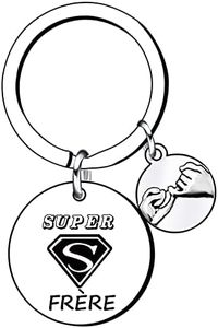 Lumengqi-Cadeaux de Noël pour Frère Cadeau pour les Frère Porte-clés pour les Frère Porte-clés cadeau - Cadeaux pour hommes -Porte-clés pour hommes -Cadeaux d'anniversaire (1)