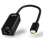 CableCreation USB C to Ethernet Adapter Work for NS, USB Type C to RJ45 Gigabit Network Adapter for Windows/macOS/Linux/Laptop/PC/Cellphone Compatible with MacBook Pro, Galaxy S23 Ultra/S22/S20