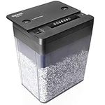 Duronic Paper Shredder PS391 Micro Cross Cut Electric Office Mini Desktop Paper Shredder 3X A4 Folded Sheets at a Time GDPR Compliant: Protects Against Data Theft 5L Bin