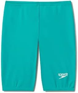 Speedo Boys' Standard Swimsuit Jammer Begin to Swim Solid, Navigate, 12