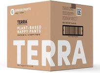 Terra Size 6 Training Pants– 85% Plant Based Pull-Up Style Diapers, Ultra-Soft & Chemical-Free for Sensitive Skin, Perfect Overnight Diapers, for Toddlers 35+ Pounds, 12 Count (Pack of 8)