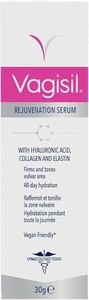 Vagisil Sérum Hydratant Et Rajeunissant Pour La Zone Vulvaire Avec De L'Acide Hyaluronique, Du Collagène Et De L'Élastine, Hydrate, Raffermit Et Tonifie, 30 g