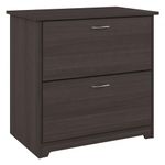 Bush Furniture Cabot 2 Drawer Lateral File Cabinet in Heather Gray | Letter, Legal, and A4-Size Document Storage for Home Office