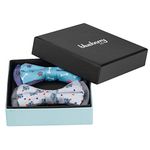 Blueberry Pet Gift Box with Pack of 2 Handmade Bow Tie, Go for Fun Designer Bowtie Set, Pet Bows Accessories for Dogs & Cats