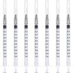 100 Pack - 1ml Syringes with Needle 27Ga, Individually Sealed Packaged