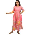 PREETHI SHAPEWEAR Cotton Maternity & Nursing Dress – Stylish Feeding Dress & Kurti for Comfortable Motherhood (in, Alpha, L, Pink)