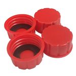 Universal Gas/Water Can Caps For 5 gallon and all different size gallon containers,Can lid replacement Coarse Thread(4 Pack)