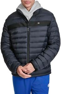 Champion Men's Lightweight Packable Puffer Jacket, Black