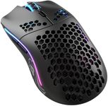 Glorious Gaming - Model O Wireless Gaming Mouse - RGB Mouse with Lights 69 g Superlight Mouse Honeycomb Mouse (Matte Black Mouse)