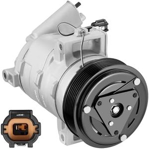 BDFHYK 58410 Air Conditioning A/C Compressor with Clutch Compatible with Nissan NV1500 2012-2021, NV2500 2012-2021, NV3500 2012-2021, Pathfinder 2005-2012, V6 4.0L