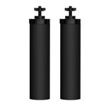 Waterdrop BB9-2 Replacement for BB9-2 Black Purification Elements, Doulton Super Sterasyl and Traveler, Nomad, King, Big Series (2 Pack)