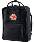 Fjällräven Kånken 23510-550 Unisex Waterproof Outdoor Hiking Backpack 38 x 27 13 cm, 16 Liter Black