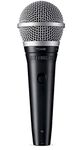 Shure PGA48 Dynamic Microphone - Handheld Mic Vocals With Cardioid Pick-up Pattern, Discrete On/Off Switch, 3-pin XLR Connector, 15' XLR-to-QTR Cable, Stand Adapter And Zipper Pouch (PGA48-QTR)