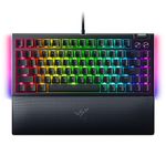 Razer BlackWidow V4 75% Mechanical Gaming Keyboard:Hot-swappable Design-Compact & Durable-Orange Tactile Switches-Chroma RGB-MF Roller & Media Keys-Comfortable Wrist Rest- Black-RZ03-RZ03-05000100-R3M