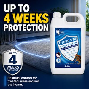 Flea Killer Spray 2.5L – Cypermethrin Indoor Insect Treatment, Fast-Acting
