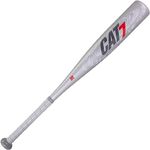 Marucci CAT7 Silver -10 USSSA Junior Big Barrel Baseball Bat, 2 3/4" Barrel, 27"/ 17 oz