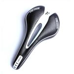 Evanc Bike Seat Men Woman, Mountain Bicycle Saddle Padded Gel Comfort Road Exercise Bikes Cushion Waterproof Shock Absorbing Pain Relief Breathable (White)