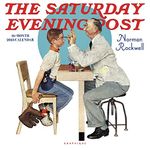 Saturday Evening Post | 2023 12 x 24 Inch Monthly Square Wall Calendar | Graphique de France | Illustrator American Life