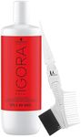 Igora Royal Developer 3% 10 Volume 1000 ml and M Hair Designs Tint Brush/Comb (Bundle 2 items)