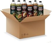 HERDEZ TAQUERIA STREET SAUCE Variety Pack, Habanero, Verde, Roja, Chipotle, Avocado Cilantro, Cilantro Lime, 9 oz Bottles (6 Pack)