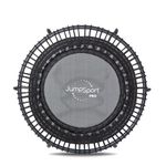 JumpSport 350 PRO Indoor Lightweight 39" Round Fitness Trampoline with 4 Videos